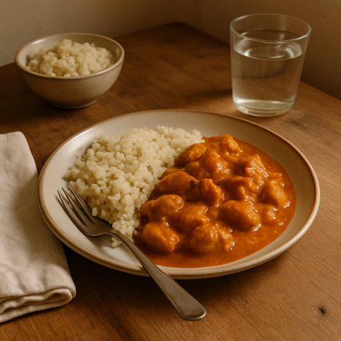 Chicken Curry with Cauliflower Rice