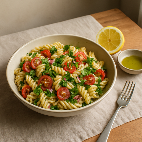Lemon Herb Pasta Salad