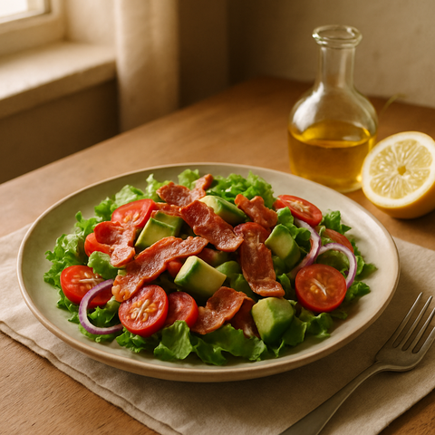 Avocado and Bacon Salad