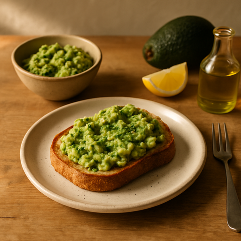Smashed Avocado with Dill