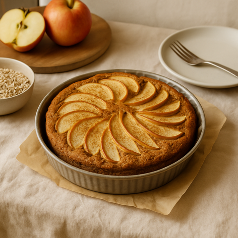 Apple Oat Blender Cake