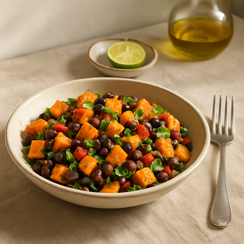 Sweet Potato and Black Bean Salad