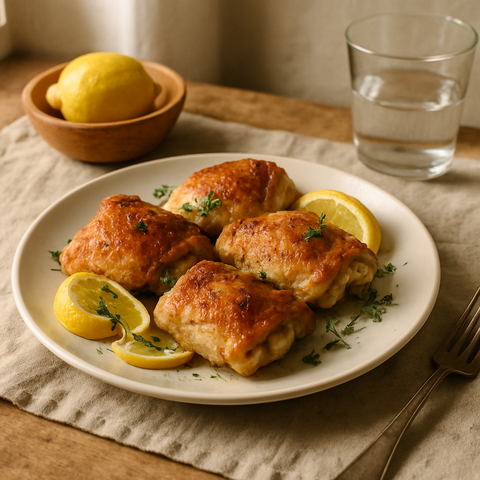 Çıtır Derili Limonlu Tavuk Butları