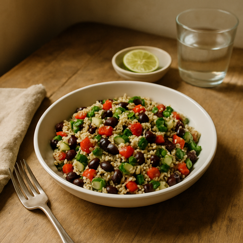 Quinoa and Black Bean Salad