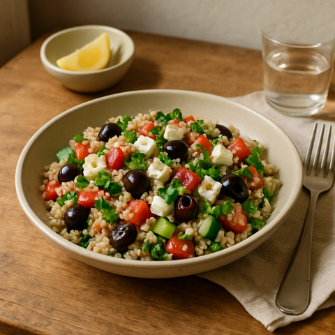 Mediterranean Quinoa Salad with Feta