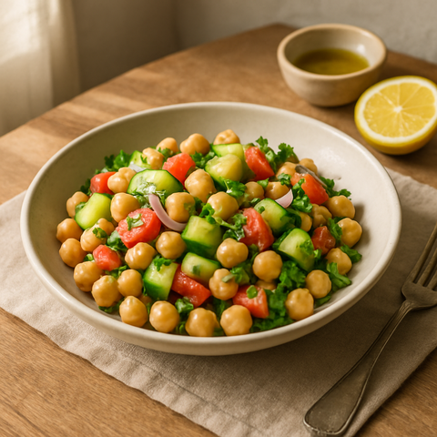 Chickpea Salad with Avocado