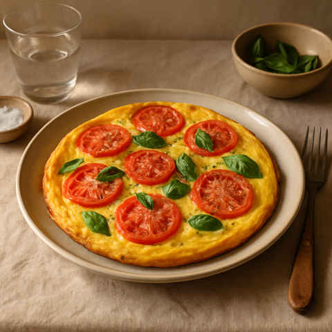 Tomato and Basil Frittata