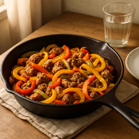 Sausage and Peppers Skillet