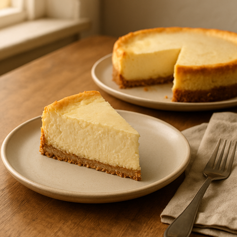 Cheesecake mit Mandelboden