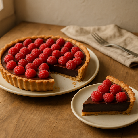 Raspberry Chocolate Tart