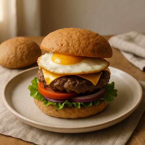 Yumurtalı Kahvaltı Burgeri