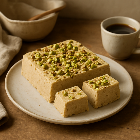 Pistachio Tahini Halva