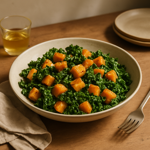 Sweet Potato and Kale Salad