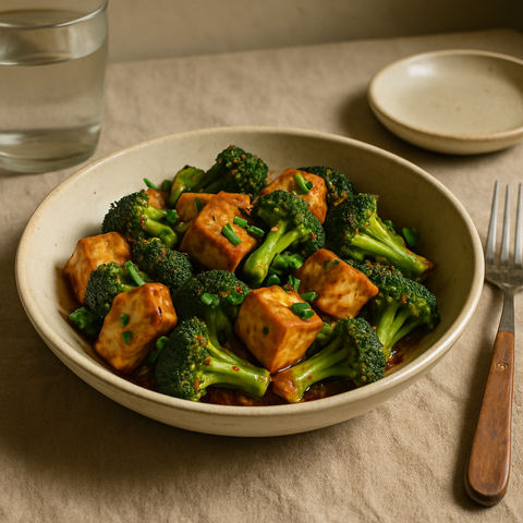 Spicy Tofu and Broccoli Stir-Fry