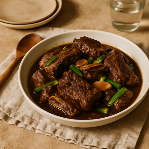 Korean Braised Short Ribs (Galbi-jjim)