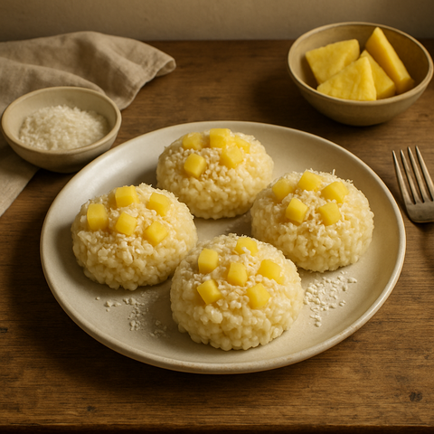 Pineapple Coconut Rice Cakes