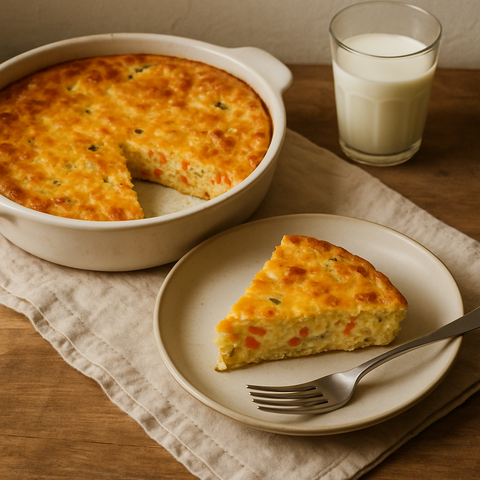 Peynirli Yumurta Frittatası