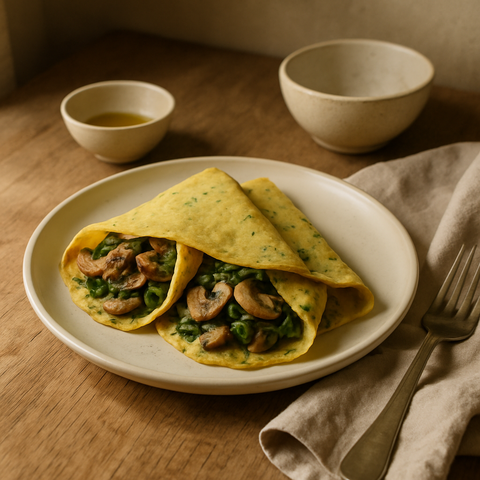 Savory Vegan Crepes