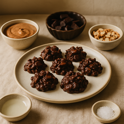 Nut Butter Chocolate Clusters