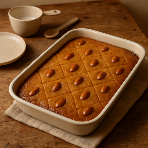 Basbousa Semolina Cake