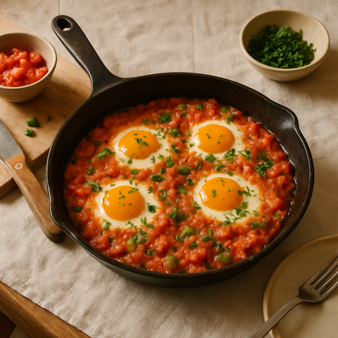 Domatesli ve Yumurtalı Menemen
