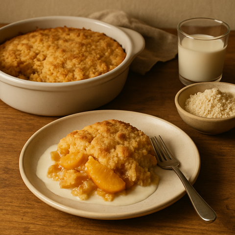 Peach Cobbler (Keto Style)