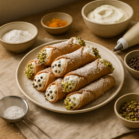 Sicilya Usulü Cannoli