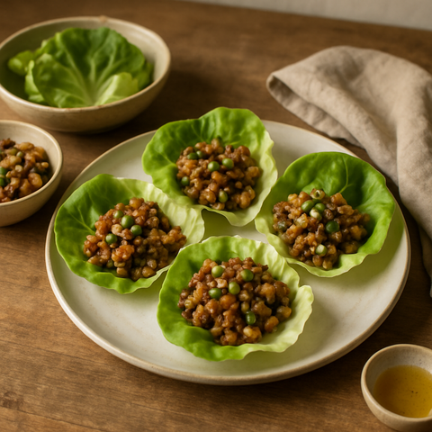 Asian Chicken Lettuce Wraps