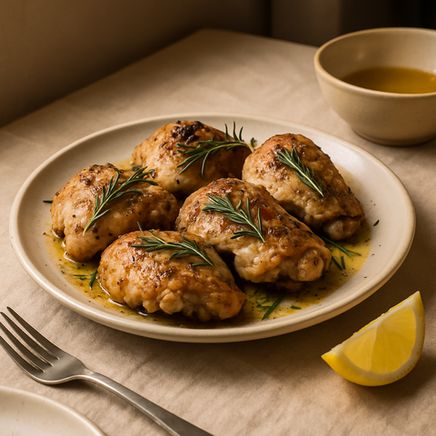 Roasted Chicken Thighs with Rosemary