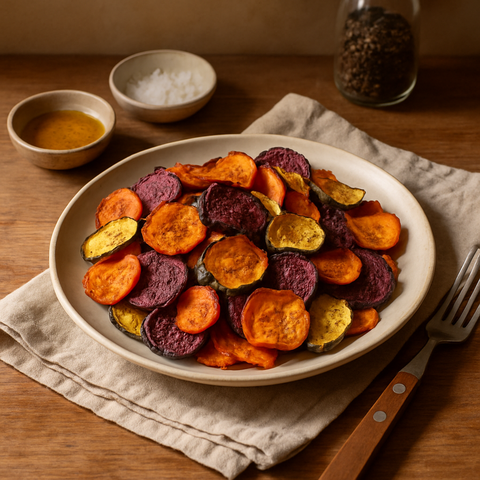 Oven-Baked Veggie Chips