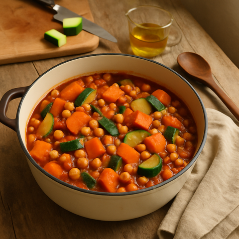 Vegetable Tagine with Chickpeas