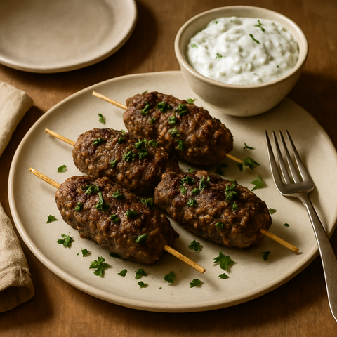 Tzatziki Soslu Dana Köfte