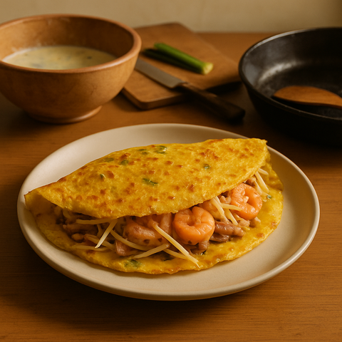 Bánh Xèo Crispy Rice Pancake