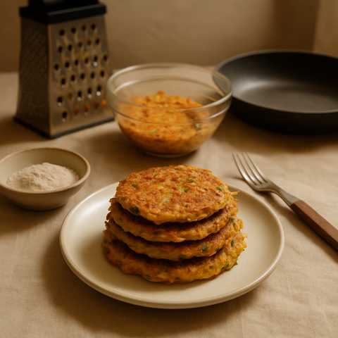Galettes de légumes à l’avoine à la turque