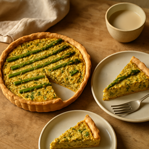 Vegan Kuşkonmazlı Kiş
