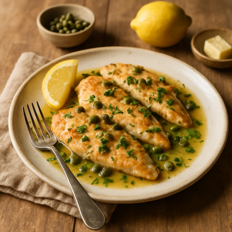Kaparili Tavuk Piccata