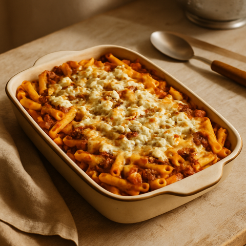 Greek Baked Ziti with Feta