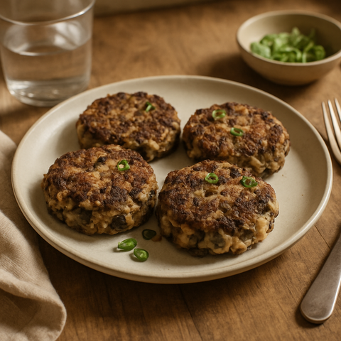 Mushroom and Crab Cakes