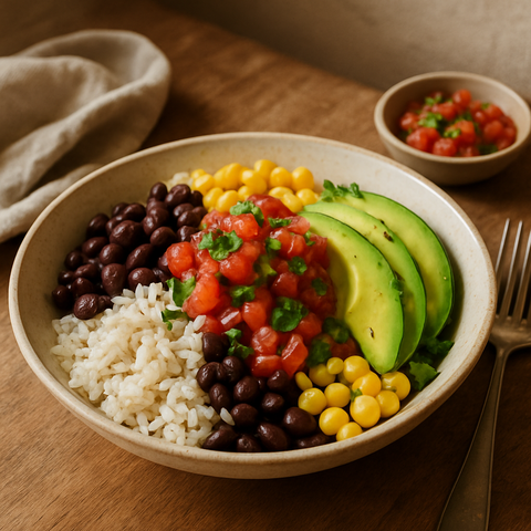 Vegane Burrito-Bowl