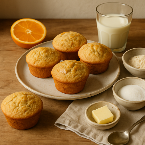 Orange Almond Muffins