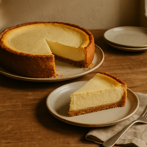 Klasik Fırında Cheesecake