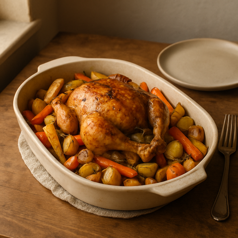 Roasted Chicken with Root Vegetables