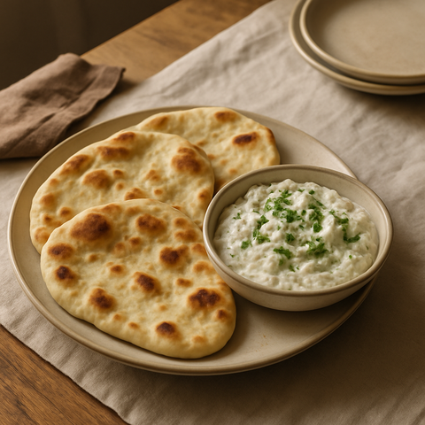 Paneer Dip Soslu Naan
