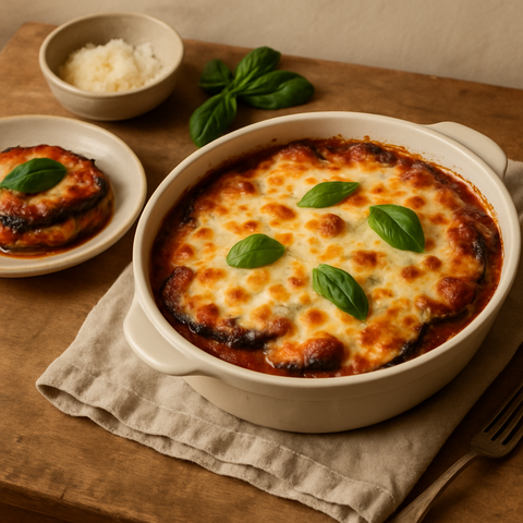 Auberginen-Parmesan-Auflauf