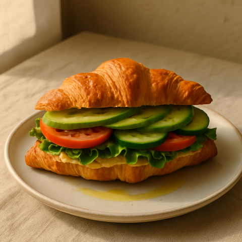 Vegan Kruvasan Sandviç