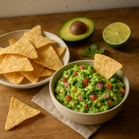 Guacamole mit Tortilla-Chips