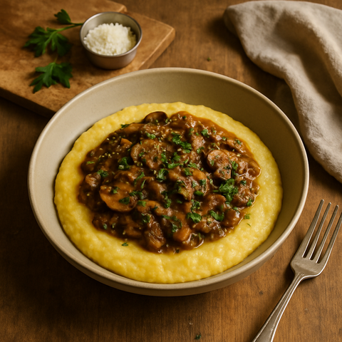 Polenta With Mushroom Ragù