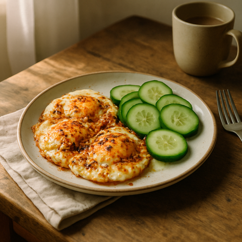 Spicy Egg and Cucumbers