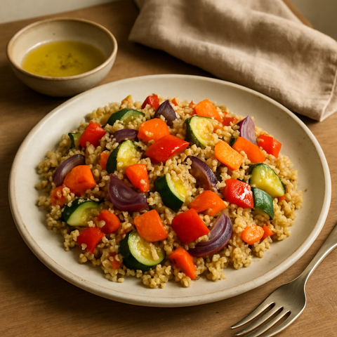 Quinoa Salad with Roasted Vegetables
