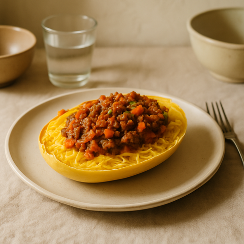 Spagetti Kabaklı Bolonez